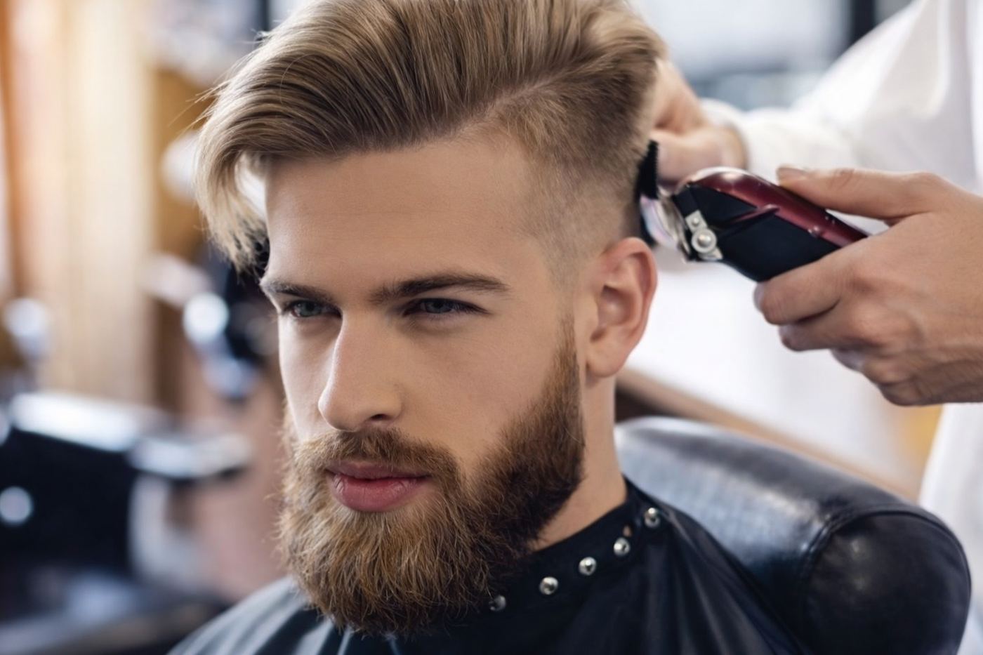 Men's haircut and grooming at Excellent Beauty Studio